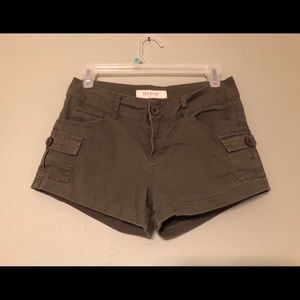 Brown Cargo Shorts - Casual/Cotton
